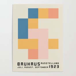 Bauhaus poster 1923 Juli. Poster