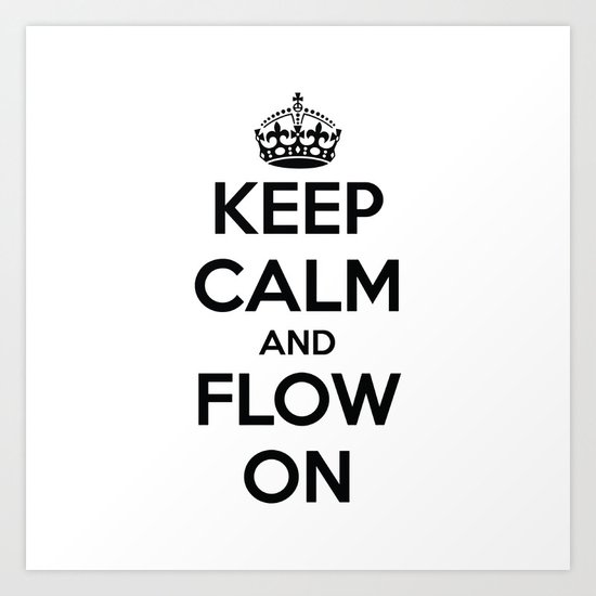 Keep Calm Art Print