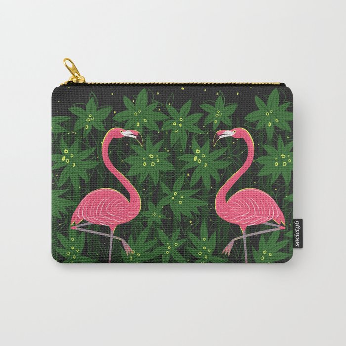 Flamingo Carry-All Pouch