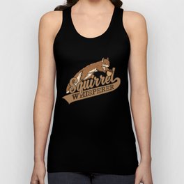 Funny Chipmunk, Tree Squirrel Lover Motive Unisex Tank Top