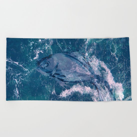Sea fish Beach Towel