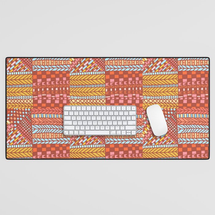 Granny squares Desk Mat