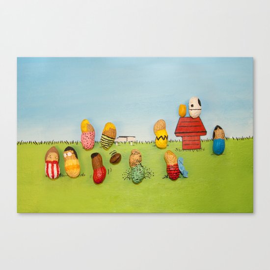 Real Peanuts Canvas Print