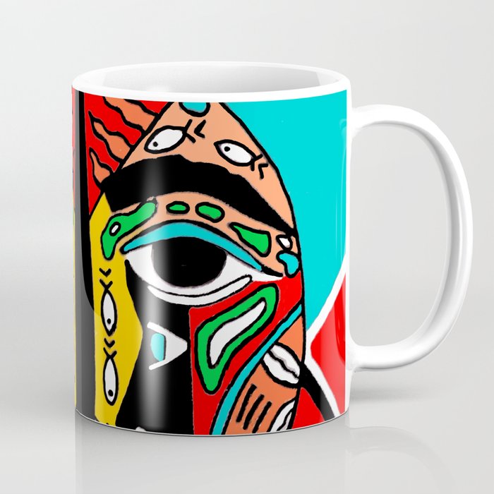 African Mask Coffee Mug