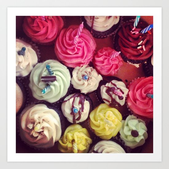 CUPCAKES! Art Print
