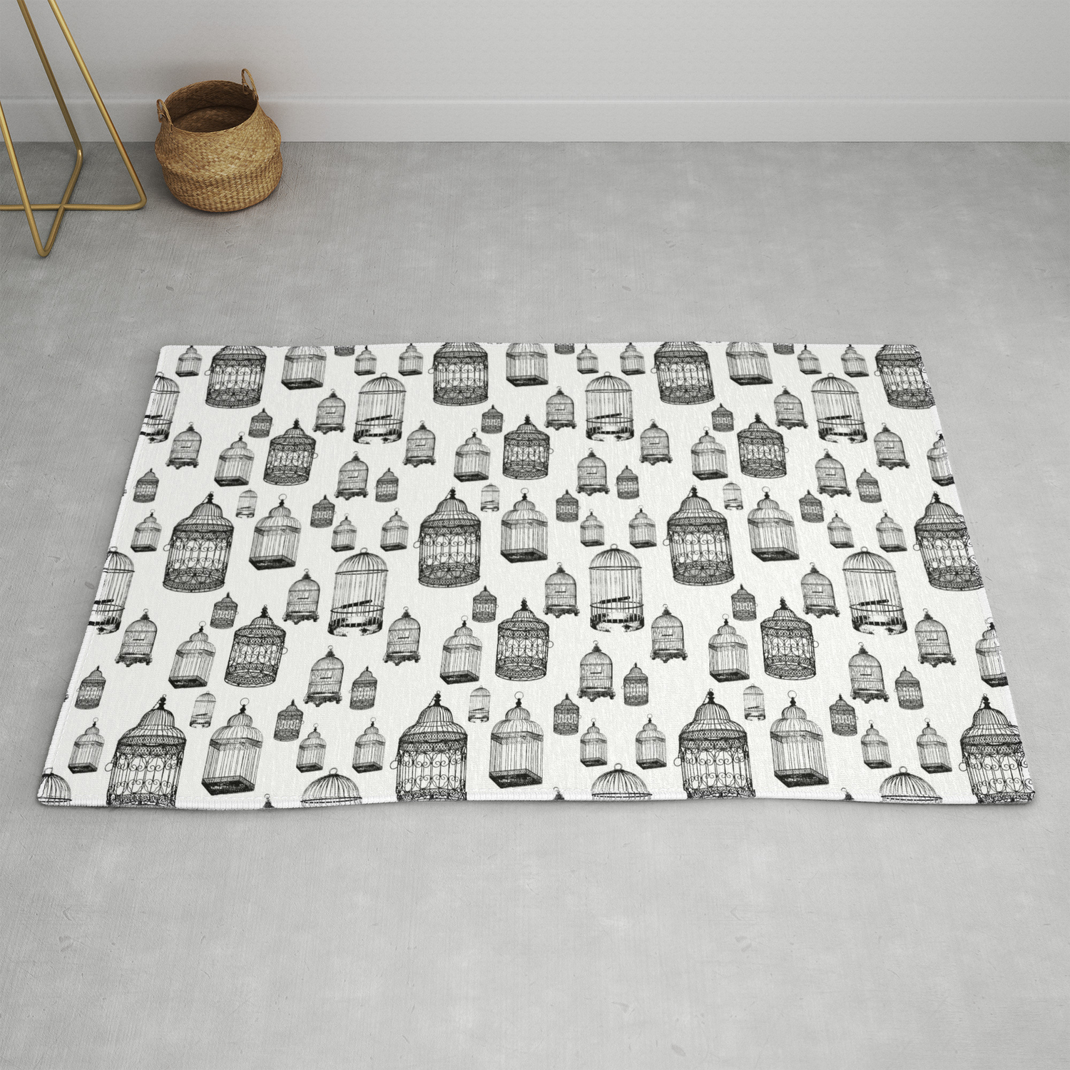 bird cage floor mat
