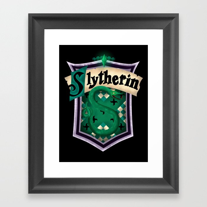 Slytherin Framed Art Print