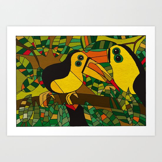 Twocans Art Print