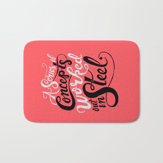 A Series of Concepts Worked Out in Steel Bath Mat
