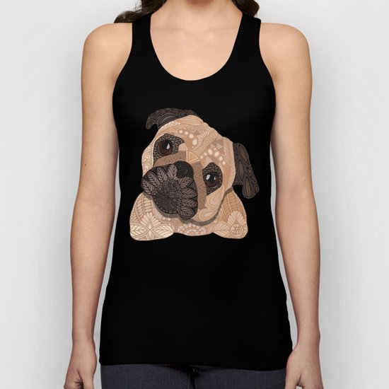 Pug Hug Unisex Tank Top