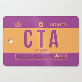 Luggage Tag B - CTA Catania Italy Cutting Board