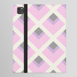 Pink geometry iPad Folio Case
