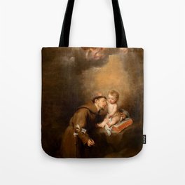 Bartolome Esteban Murillo - Saint Anthony of Padua with the Child Tote Bag