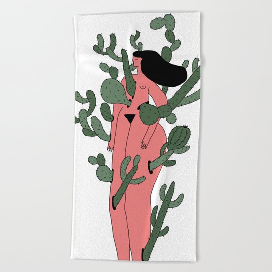 Cactus Beach Towel