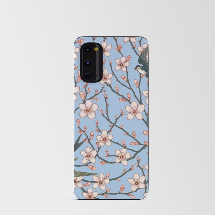 Almond Blossom and Swallows by Walter Crane Android Card Case