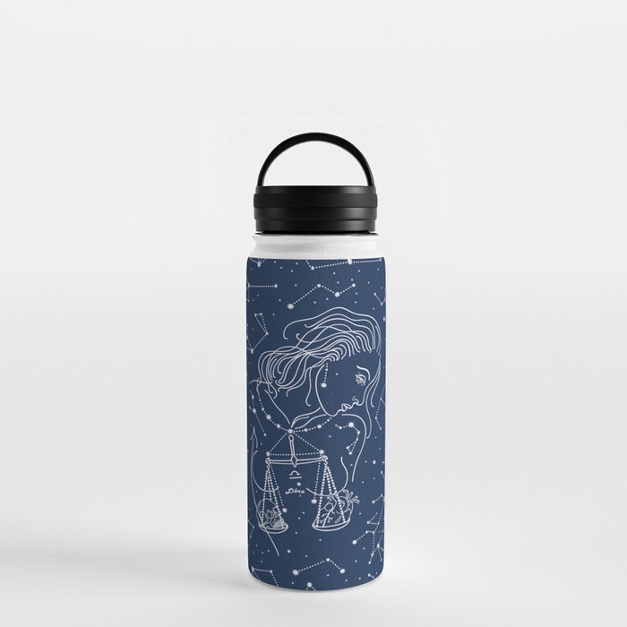 Libra zodiac sign Water Bottle