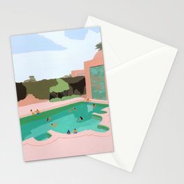 Backyard dip Stationery Card