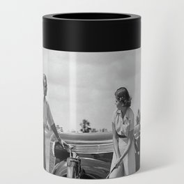 Golfers Couple Classroom Home Print Office Can Cooler