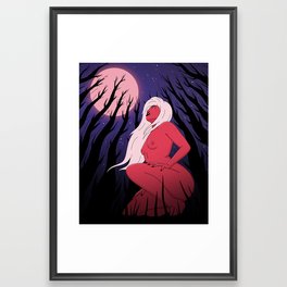 Blood Moon Framed Art Print