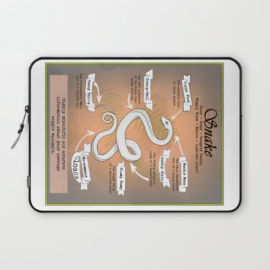 Snake Science Laptop Sleeve