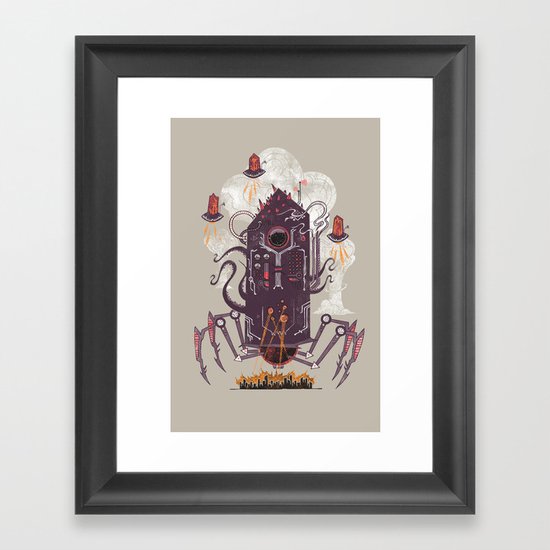 Not with a whimper but with a bang Framed Art Print
