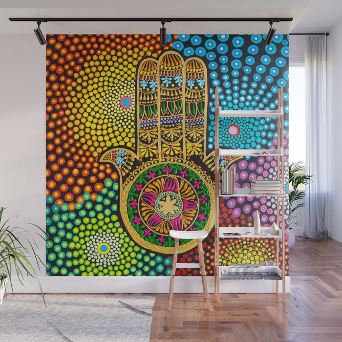 Hamsa Hand Hand Of Fatima Mandala Yoga Art Mandala Art