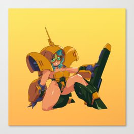 Ms. Asshimar Gundam Girl Canvas Print