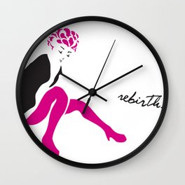 STAND UP WHEN YOU FALL Wall Clock