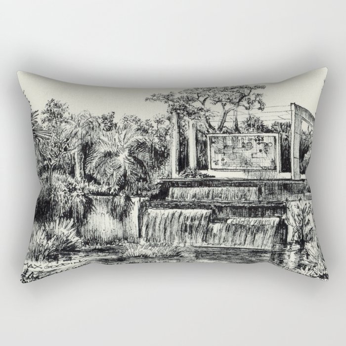 Naples Botanical Garden Rectangular Pillow