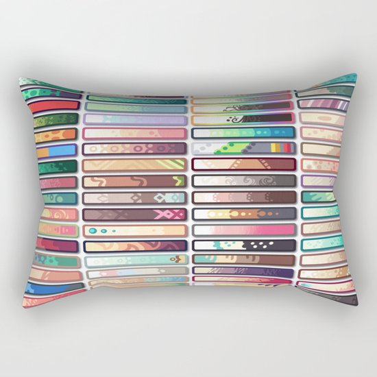 Colour palette Rectangular Pillow
