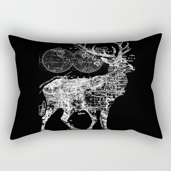 Deer Wanderlust Rectangular Pillow