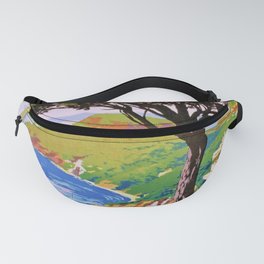  Vintage Cote d'Azur French travel ad Fanny Pack