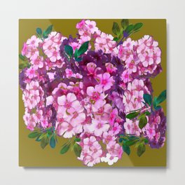 PURPLE-PINK PHLOX FLOWERS AVOCADO ART Metal Print | Phloxflowers, Concept, Purpleflowers, Purplephlox, Nature, Actylics, Avocadocolor, Pinkflowers, Flowerdecor, Purpleflorals 