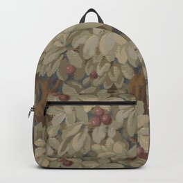 Tapestry Backpack | Nut, Leaf, Photo, Leaves, Tree, Sage, Celadon, Etienne, Olive, Umber 