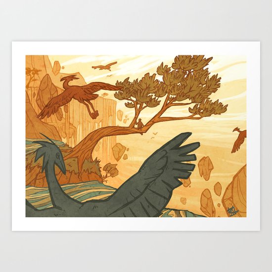 Journey to the Edge of the World Art Print