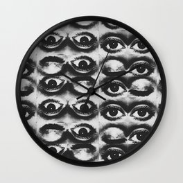 Eyes Pattern Wall Clock