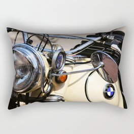 Motorcycle Vintage Rectangular Pillow