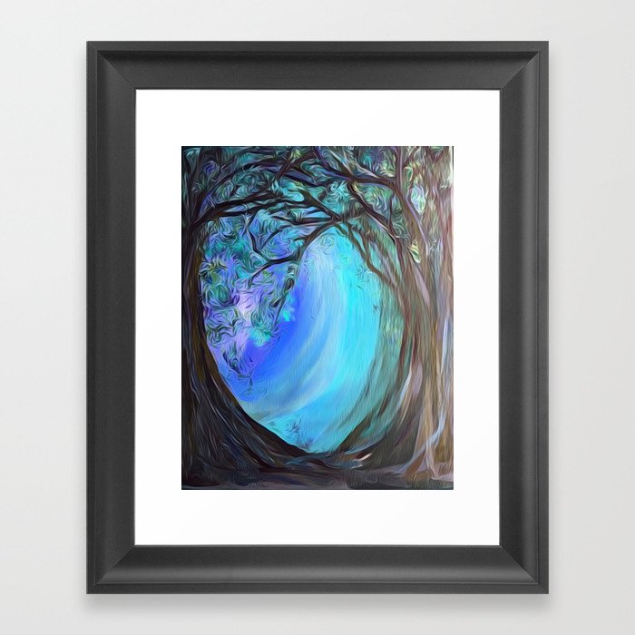 Into the Ice Framed Art Print