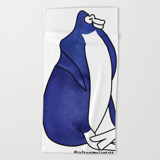 #5animalwesee Beach Towel