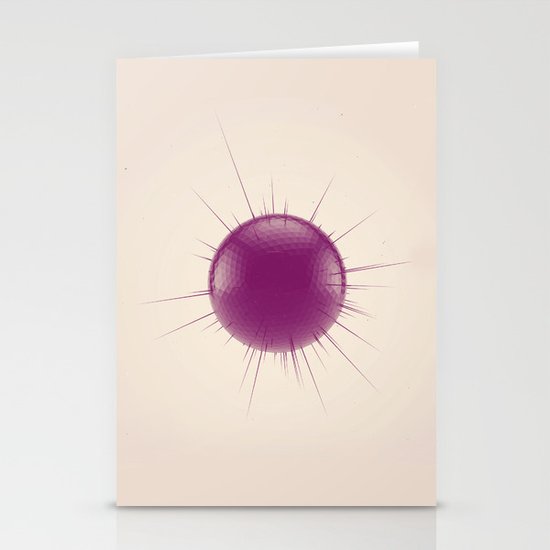 Displaced Sphere Stationery Cards