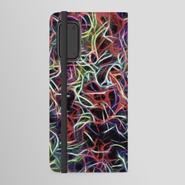 Desaturated Colorful Diffraction Android Wallet Case