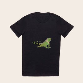 Wildlife gifts, green iguana, retiles, nature T-shirt