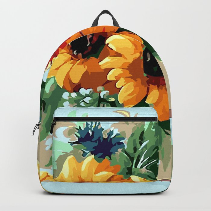 Diy Digital Painting Flower Backpack By Gouravart Society6