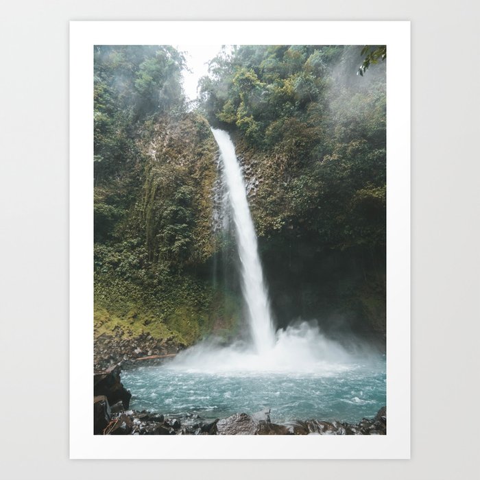 Waterfall Costa Rica | Travel Photography | Photo Fine Art Print Art Print