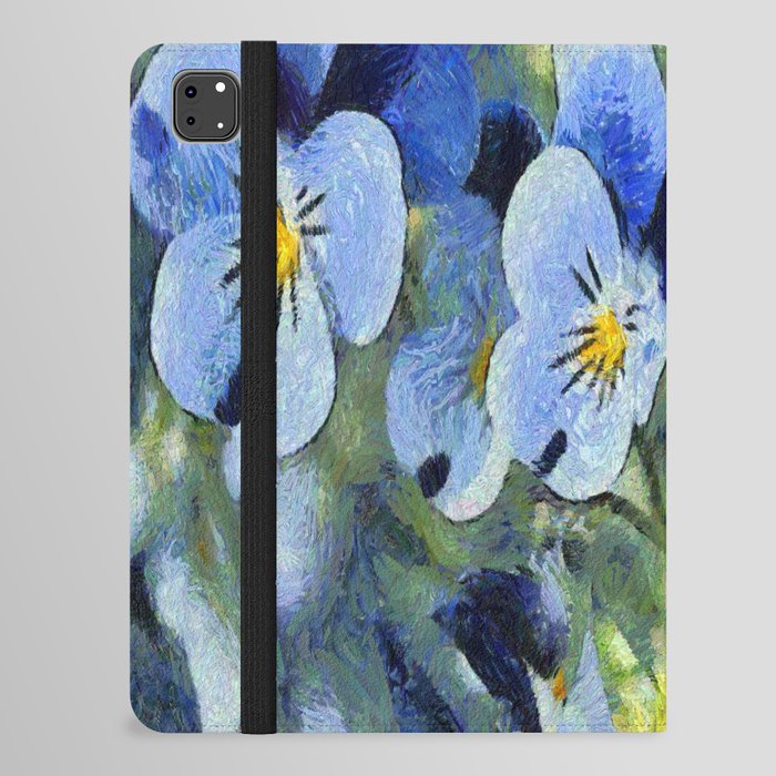 View of flowers from the garden iPad Folio Case