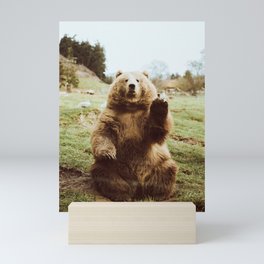 Hi Bear Mini Art Print
