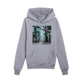 Pathway to Bliss Seafoam Blue Kids Pullover Hoodies