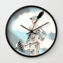 Art Deco 6 Wall Clock