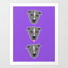 such a (purple) boy Art Print
