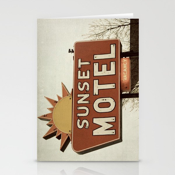 Sunset Motel Stationery Cards